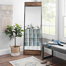 Free shipping on all textiles. Wood And Black Metal Cheval Mirror Kirklands