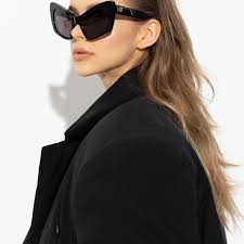 Balenciaga Black Cat-Eye Sunglasses