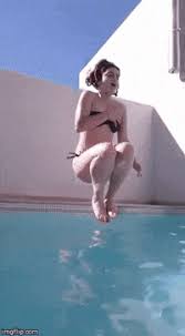 Video of solo blonde having some fun by the pool with a dildo. Sexy Pool Gifs Get The Best Gif On Giphy