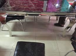 سفره رخام ارجل استيل ٦ كرسي فاخره فاخره البشائر للاثاث و الديكور فيسبوك