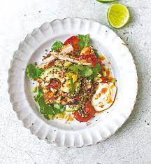 Chipotle Chicken Chilli With Avocado Recipe Delicious Magazine Recipe Warm Salad Salad Recipes For Dinner Chicken Salad Recipes