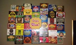 What To Do With All Those Beer Cartons Wall Art Beer Crafts Beer Decorations Beer Wall
