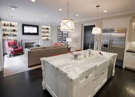 Oh to be able to see what my children are doing in the living room while i am in… Open Concept Kitchen Family Room Floor Plans