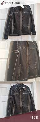 Xray Jeans Men S Black Silver Motorcycle Jacket Xray Jeans Men S Black Silver Motorcycle Jacket New With Tags Sample S Jackets Motorcycle Jacket Mens Jeans