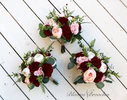 Free consultation · price includes everything Wedding Bouquet Wine Blush And Ivory Bridal Bouquet Etsy