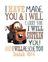 You owe me $32,000 in legal fees. Lightning Mcqueen And Tow Mater Cars Inspirational Nursery Decor Art Set Of 4 Prints Home Decor Handmade Products Migalio Com