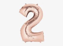 5 out of 5 stars. Number 2 Jumbo Rose Gold Foil Balloon Rose Gold Number Balloons 2 Png Image Transparent Png Free Download On Seekpng