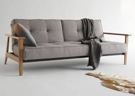 Canape Design Scandinave En Textile Et Bois De Chene Innovation Living Canape Lit Design Canape Convertible Design Canape Design