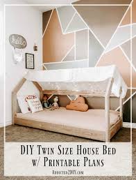 You all loved the twin sized version so much that i am rolling out the other requested sizes and each will have a slightly different variation in style, from the last. How To Build A Twin Size House Bed Addicted 2 Diy
