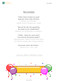 F Ingerspiel Fasching Das Kostum Kindergarten Gesten Gedicht Fingerspiele Fasching Im Kindergarten Kinderlieder
