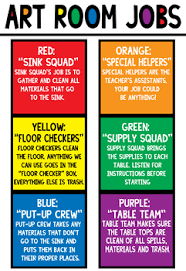 Art Room Jobs Kit By Dixon S Art Studio Teachers Pay Teachers Art Classroom Management Art Room Posters Art Classroom Decor