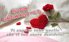 Auguri Di Buon Onomastico Ti Auguro Tutto Quello Che Il Tuo Cuore Desidera Biglietti Di Buon Compleanno Buon Onomastico Idee Per Biglietti Di Compleanno