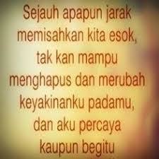 Hasil Gambar Untuk Kata Kata Romantis Buat Pacar Yang Jauh Dari Kita Romantis Islamic Quotes Kata Kata Indah