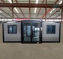 20FT/40FT Prefabricated House Flat Pack Folding Foldable Expandable Mini  Glass Shipping Tiny Luxury Office Portable Mobile Modular Prefab Container  ...