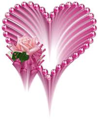 gif coeur avec Rose