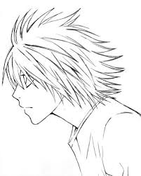 Death note coloring pages | 55 new pictures free printable. Lawliet L Slouching From Death Note Lawliet L Slouching Fr Flickr