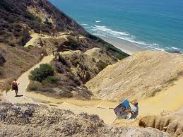 Torrey pines state reserve, san diego, california, usa torrey pines sea cliffs at sunset, flat rock at low tide, looking north. Blacks Beach San Diego What A Hike Getting Down There Did It Once And That Was Enough For Me San Diego Beach San Diego Beach