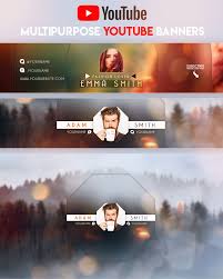 Möchtest du deinen channel mit einem qualitativ hochwertigen banner verschönern? 10 Youtube Banner Template Ideas In 2021 Youtube Banner Template Youtube Banners Youtube Banner Design