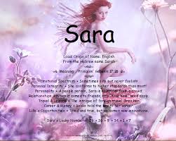 Sara Name Meaning Names With Meaning Name Quotes Meant To Be