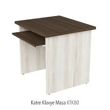 Katre Table With Keyboard 80 Cm Klavye Masa