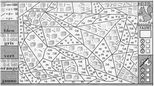 Mais attention il faut calculer, les chiffres sont le résultat d' u. 14 Artistique Coloriage 6eme Pictures