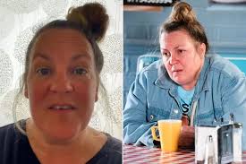 EastEnders star Lorraine Stanley goes make-up free as she unveils hair  transformation