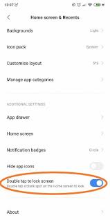 Go to the phone settings (android settings). Double Tap To Lock Screen Note 7 Should Also Be Redmi Note 7 Mi Community Xiaomi