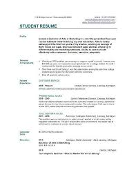 college graduate resume