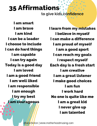 Using positive affirmations trains the brain to think more positively and this comes with many benefits for kids. 35 Back To School Affirmations And A Free Printable