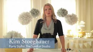 24x paper pom poms paper lanterns wedding 1st birthday baby shower hanging decor. How To Make Fun Tissue Paper Poms For A Spring Baby Shower Pottery Barn Kids Youtube