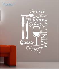 Colors may vary slightly from the image above. Quotes Kitchen Moden Decals Murals I Cook With Wine Wall Art Sticker Words Decor Decals Stickers Vinyl Art Home Garden
