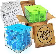 Gift card puzzle box ✅. Maze Puzzle Gift Card Money Box Blue Puzzle Boxes Toys Games Urbytus Com