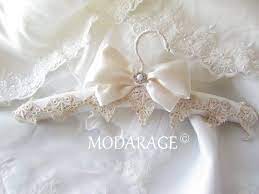 Sale Padded Wedding Dress Hanger White Or Ivory Venice Etsy In 2021 Wedding Dress Hanger Dress Hanger Bridal Hangers
