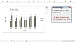 Move And Align Chart Titles Labels Legends With The Arrow