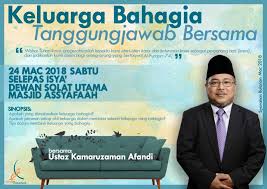 Membangun keluarga bahagia dalam islam. Syarahan Bulanan Keluarga Bahagia Tanggungjawab Bersama Event Islamicevents Sg