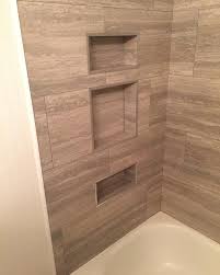 Marcus On Instagram Built In Shower Caddy Schluter Bathroomremodel Tile Restore Built In Shower Shelf Shower Shelves Recessed Shower Shelf