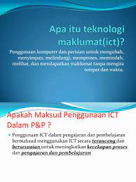 Ya, hanya imej kecil asal. Apa Itu Teknologi Ict