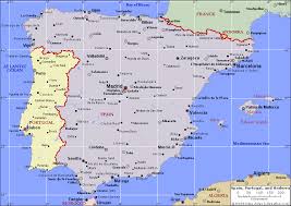 Political Map Of Spain Portugal And Andorra Map Of Spain Spain And Portugal Portugal Map