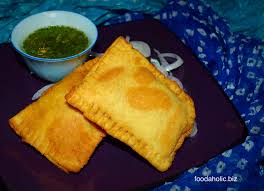 Hyderabadi Lukhmi Savoury Stuffed Pastry