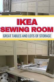 #3 kitchen island craft table. Ikea Sewing Room Ideas For Small Spaces