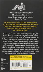 Good Omens Book Cover Good Omens Book Terry Pratchett What S So Funny