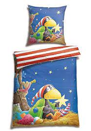 rabe socke renforce bettwasche grosse 135 cm x 200 cm kinder schlafen rabesocke werbung bettwasche kinder rabe socke der kleine rabe socke