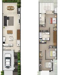 City Village Narrow Lot House Plans Narrow House Designs Narrow Lot House