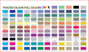 Cmyk Color Chart Color Chart Color Palette
