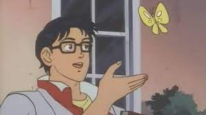 In the image macro template, a caption indicates a time traveler does something trivial in the past, causing a present where something is different, demonstrated by a humorous photo. Phone Call Meme Template