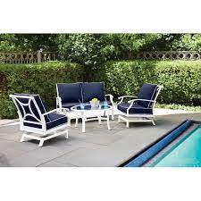 Living Accents Oceanside Seating Set 4 Pc All Patio Collections Ace Hardware Outdoor Furniture Sets Patio Patio Furniture