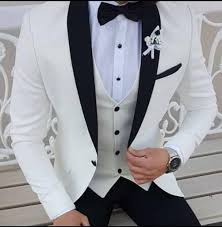 1 Navy Blue Slim Fit Wedding Costume Suit For Men Groom Suits Tuxedos 3 Chicmaxonline White Tuxedo Wedding Wedding Suits Groom White Wedding Suit