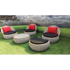 Wicker furniture set 5 pieces pe wicker rattan outdoor all weather cushioned sofas and ottoman set lawn pool balcony conversation set chat set. Garderin Modern Wicker Garden Set Rs 95000 Set Singla Door Ply Store Id 20888296112