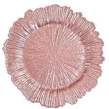 They are, in other words decorative display trays for your table setting. Buy Tiger Chef Charger Plates Pink Plate Chargers For Dinner Plates Wedding Decor Place Setting 6 Pink Reef Online In Turkey B08544zz9z