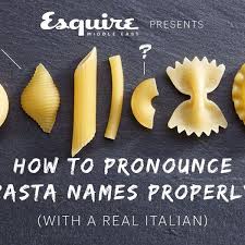 How to pronounce peaceful, how to pronounce magic it's pronounced woozooo because of the similarity it has to the word woohoo because emulsification is, in fact, fun. Video How To Pronounce Pasta Types Properly Esquire Middle East